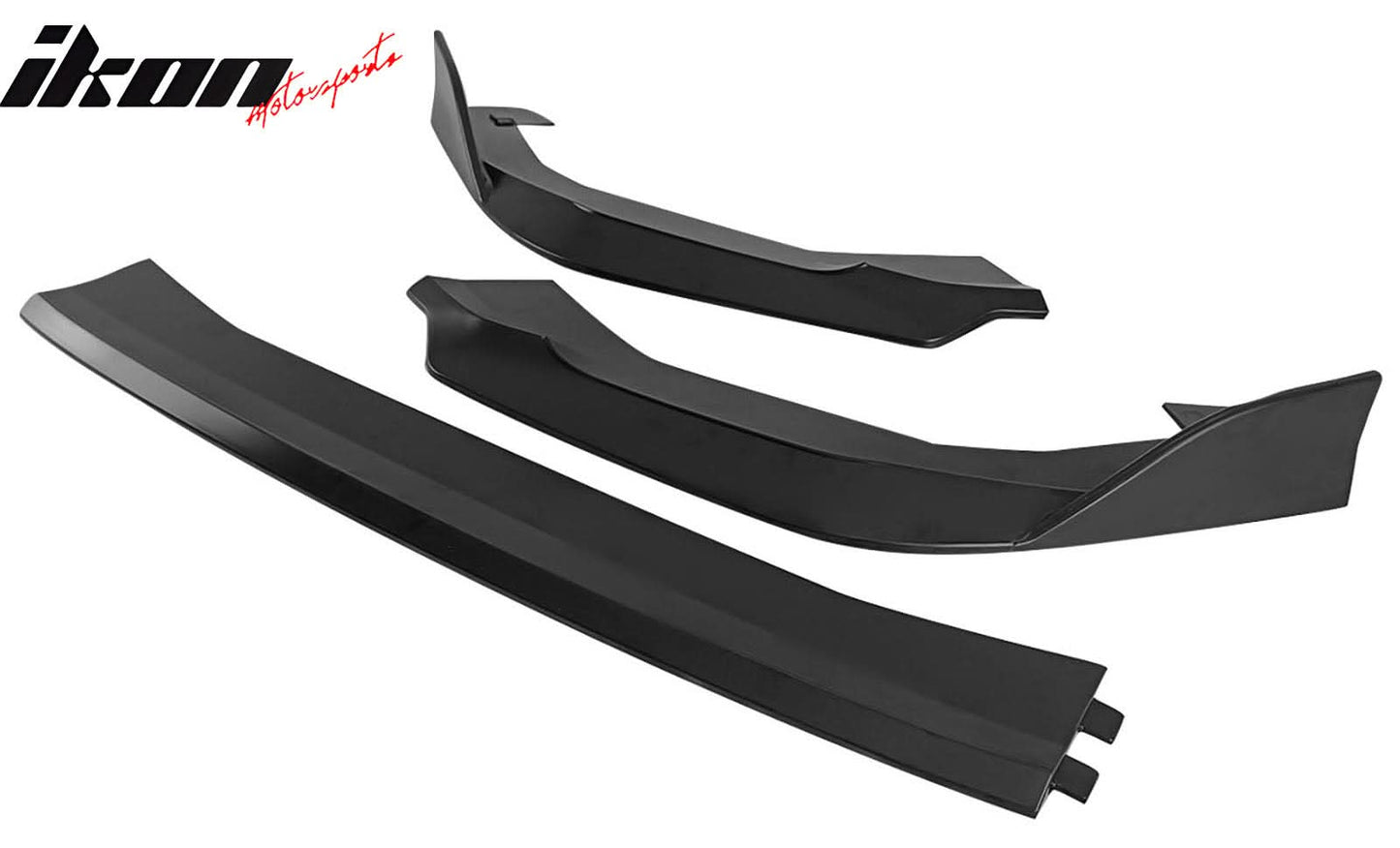 2022-2025 Subaru WRX 5th D Style Matte Black 3PCS Front Bumper Lip ABS