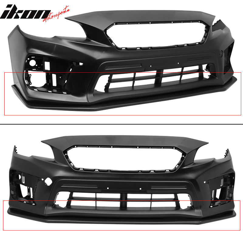 2015-2017 Subaru WRX STI V OE Style Front Rear Bumper Lip PP