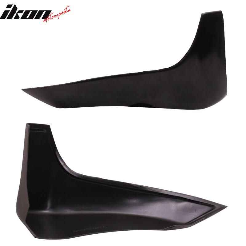 2009-2019 Nissan 370Z Rear Bumper Lip Splitter Side Aprons PU 2PC