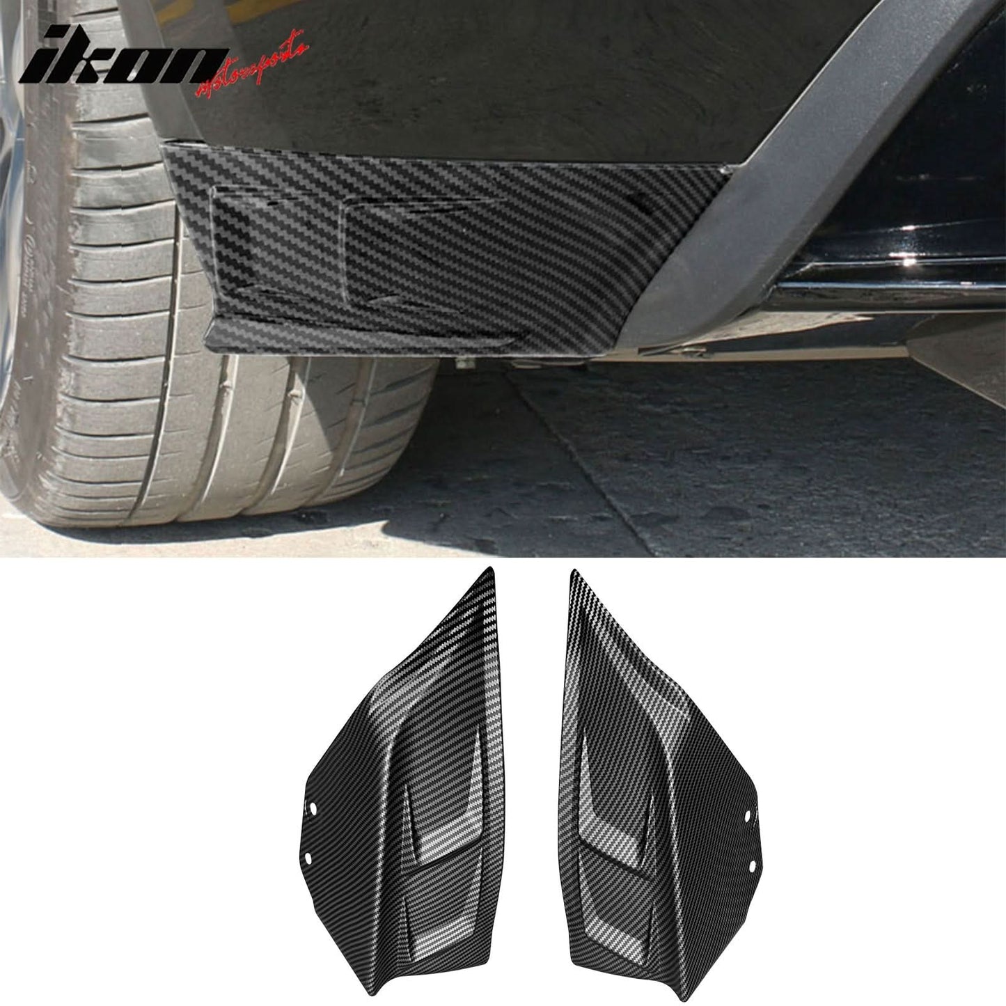 2020-2024 Tesla Model Y All Models Rear Splitter Aprons PP