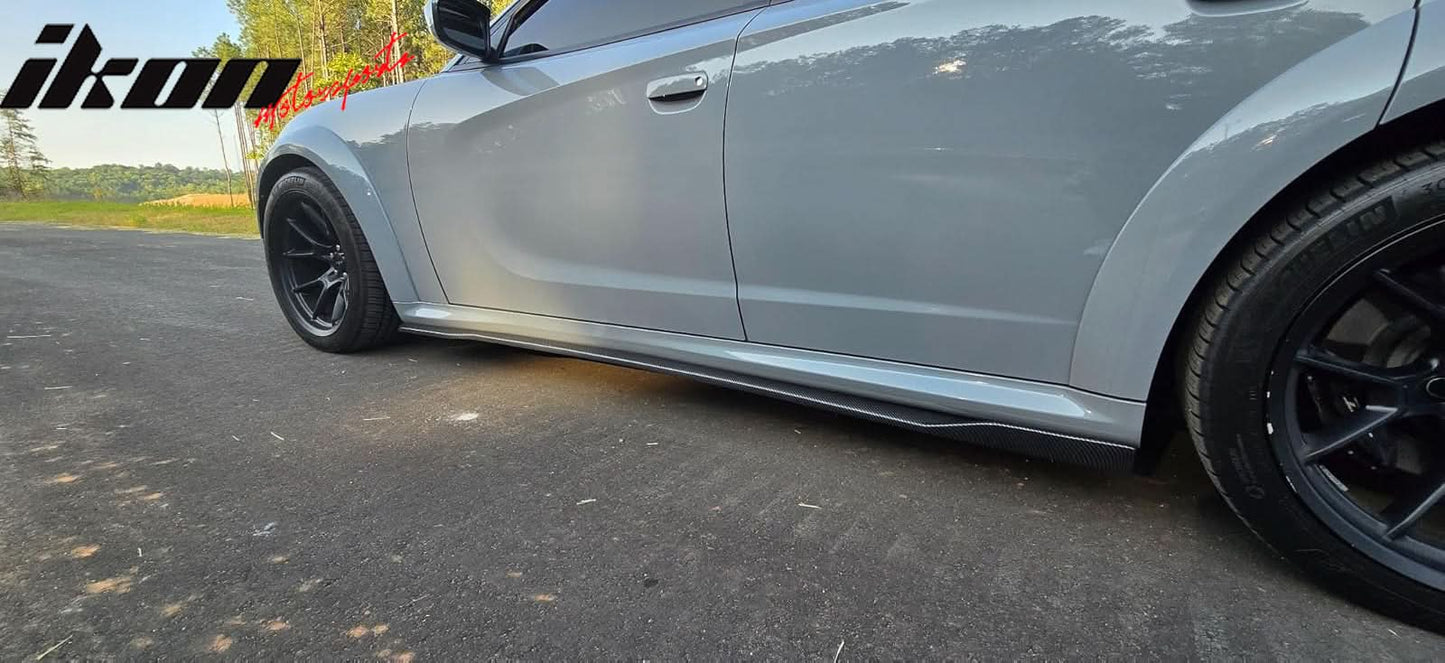 2020-2023 Dodge Charger Widebody IKON Side Skirts Panel PP
