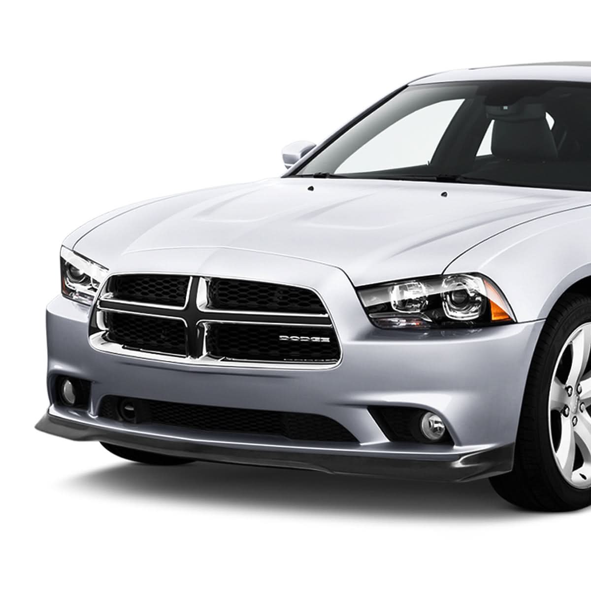 2011-2014 Dodge Charger RA Style Front Bumper Lip - Matte Black