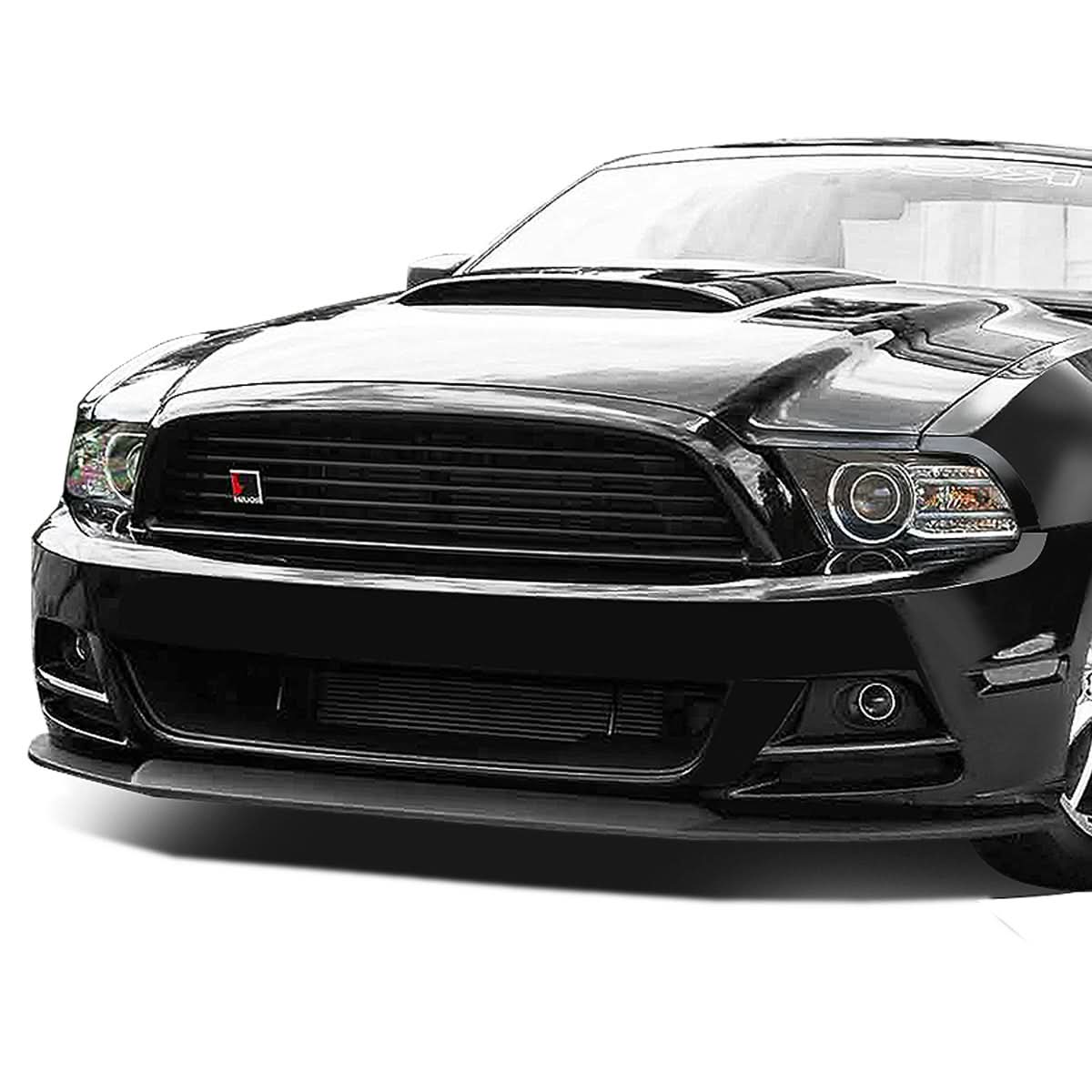2013-2014 Ford Mustang RP Style Front Bumper Lip - Matte Black