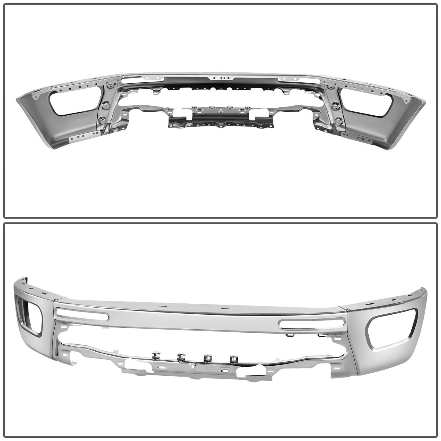 2022-2025 Chevrolet Silverado 1500 Front Bumper Cover Chrome Steel
