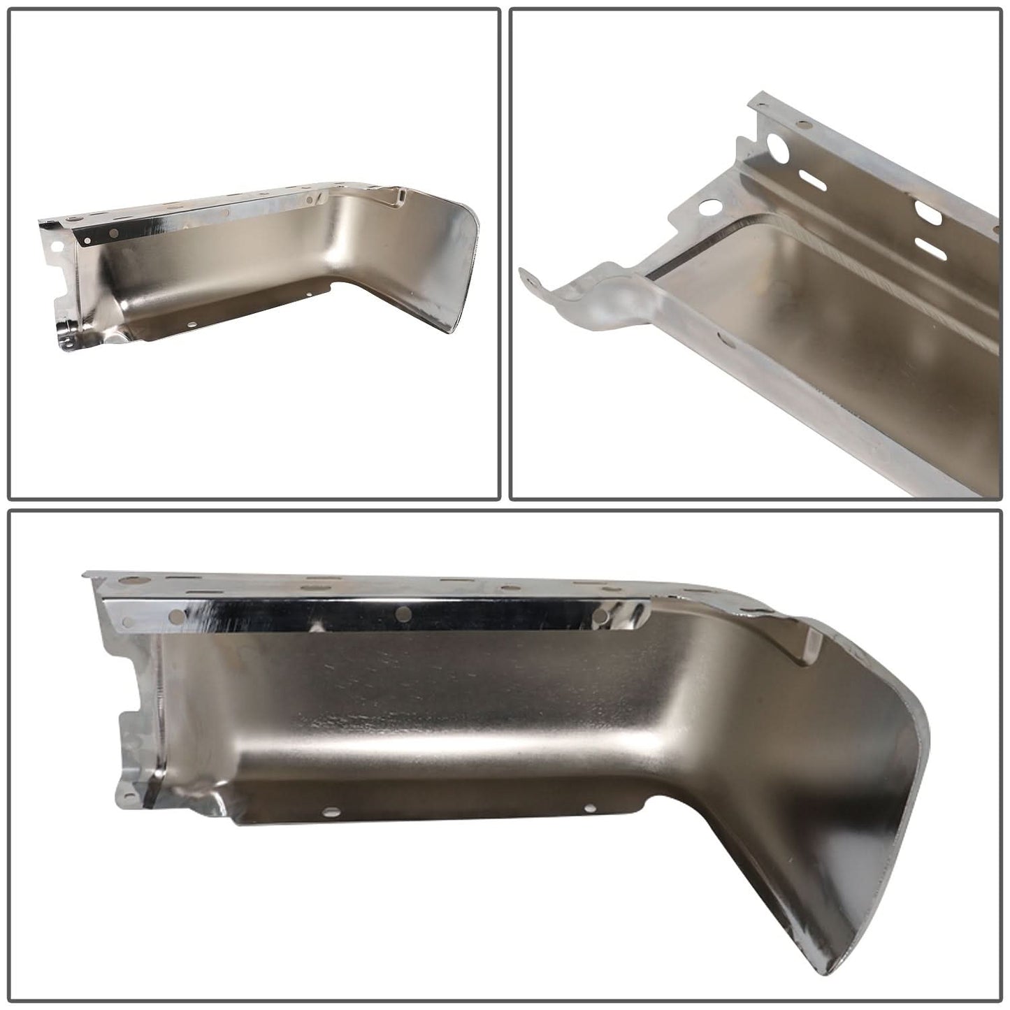 2009-2014 Ford F-150 Rear Bumper Cover Chrome Left Fleetside