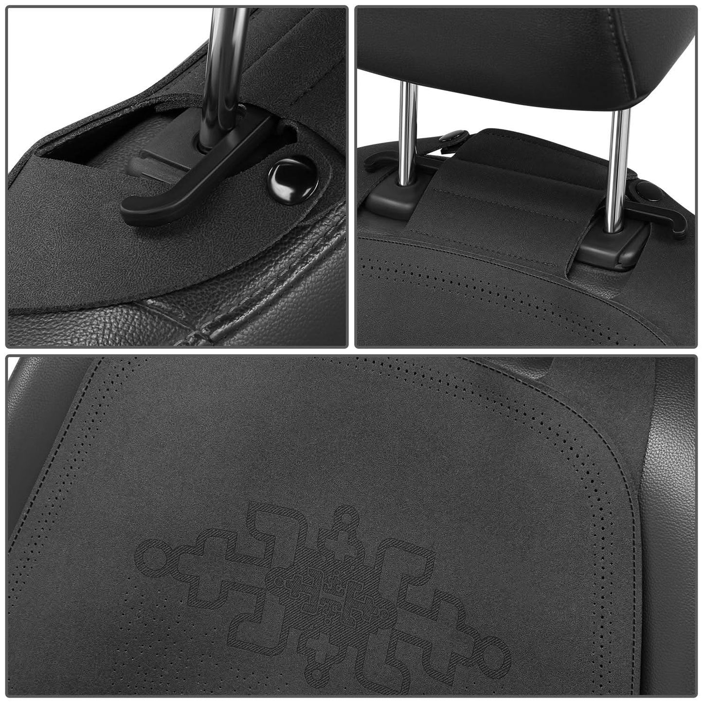 Protex Plus Front Row Seat Covers Set Black