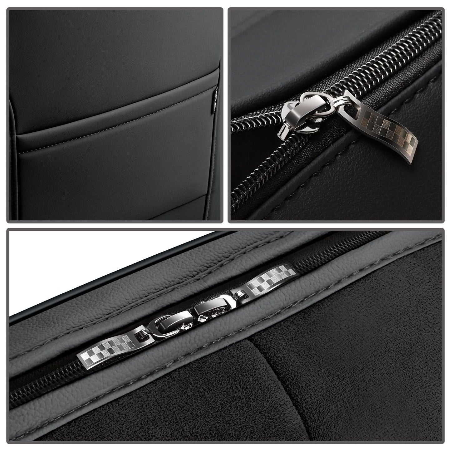 Voris Style Front Row Seat Covers Set - Black
