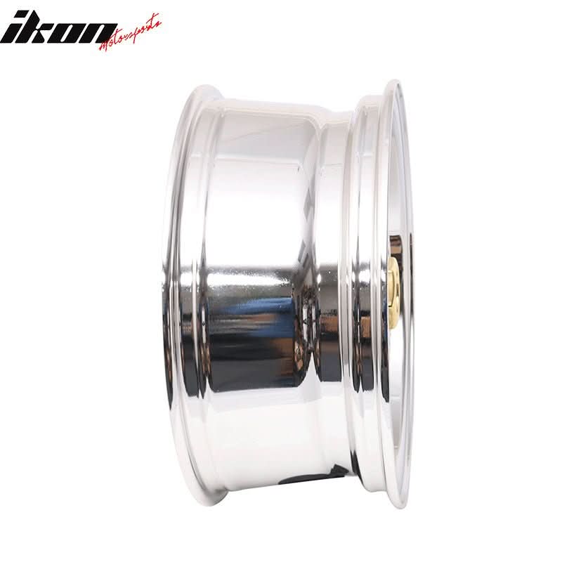 (2) 18X8.0 +35 5X114.3 / 5X120 Step Lip Deep Dish Mesh Wheels Rims