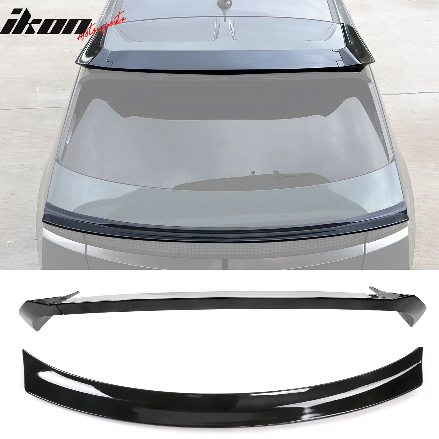2022-2024Â Hyundai Ioniq 5 IKON Gloss Black Trunk + Roof Spoiler ABS