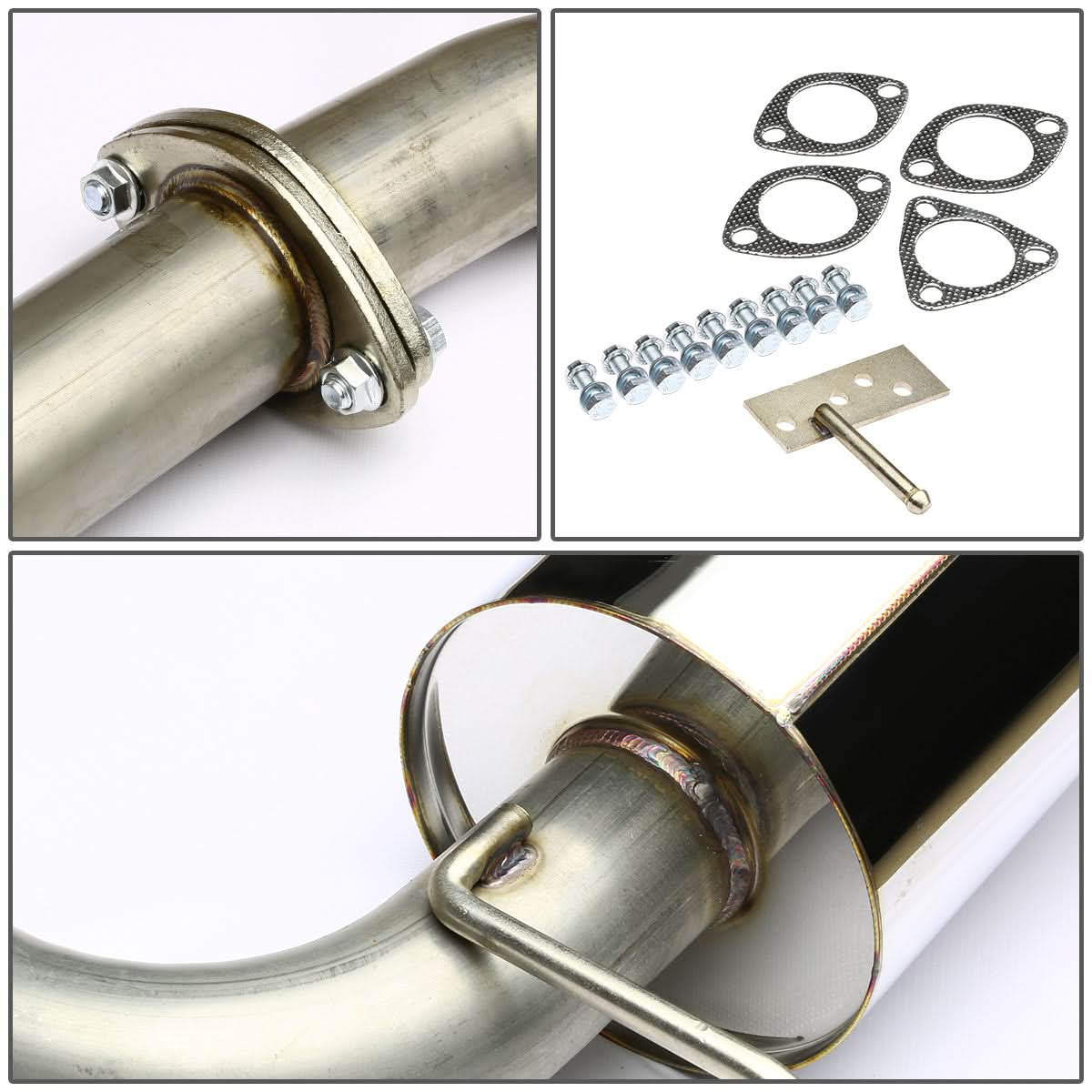 90-93 Acura Integra GS/RS 2 Door Catback Exhaust Stainless Steel