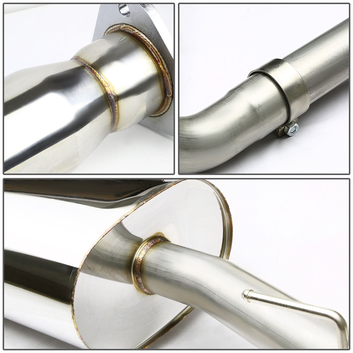2008-2010 Chevrolet Cobalt Turbo Dual Tip Catback Exhaust - Stainless Steel
