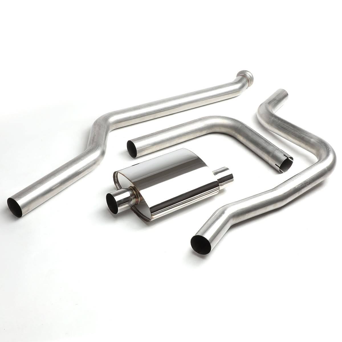 99-06 Chevrolet Silverado GMC Sierra 1500 Catback Exhaust Stainless Steel