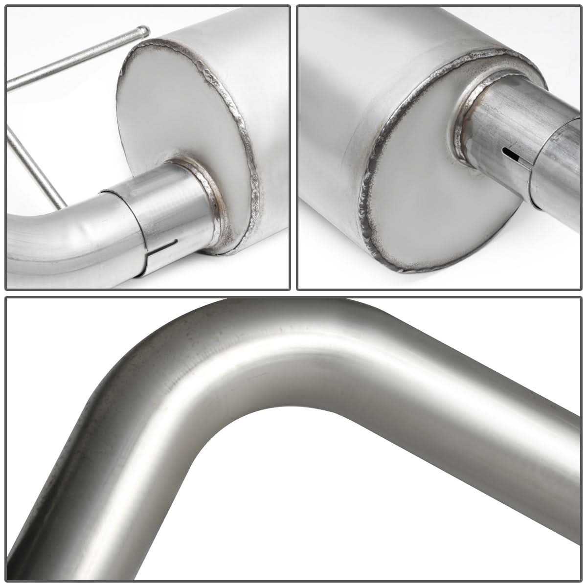 2009-2010 Ford F-150 Single Tip Catback Exhaust Stainless Steel