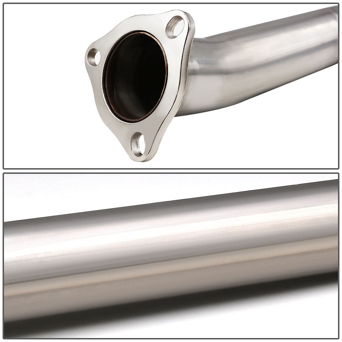 2001-2005 Honda Civic Catback Exhaust Single Rolled Tip Stainless Steel