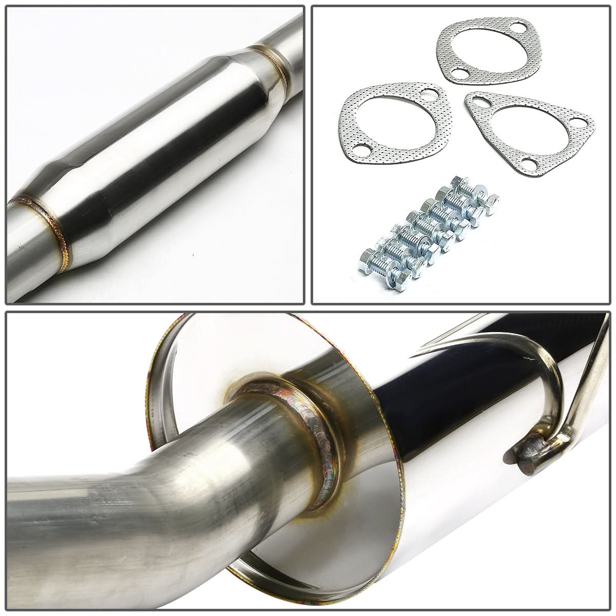 2012-2014 Honda Civic Si Sedan Catback Exhaust Stainless Steel