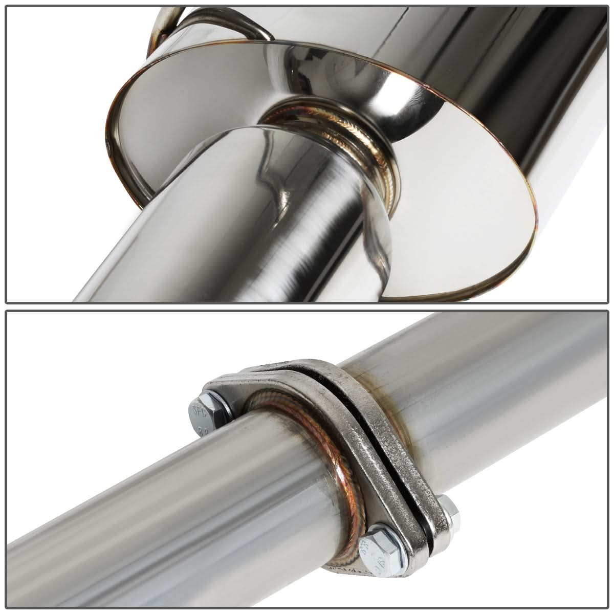 2006-2009 Mitsubishi Eclipse V6 Single Tip Catback Exhaust Stainless Steel
