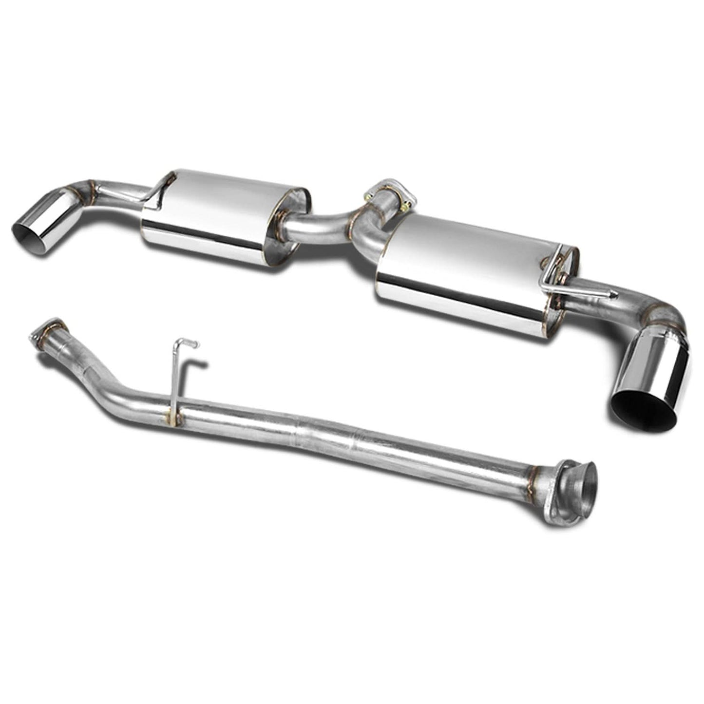 2004-2009 Mazda RX8 Dual Tip Catback Exhaust System Stainless Steel