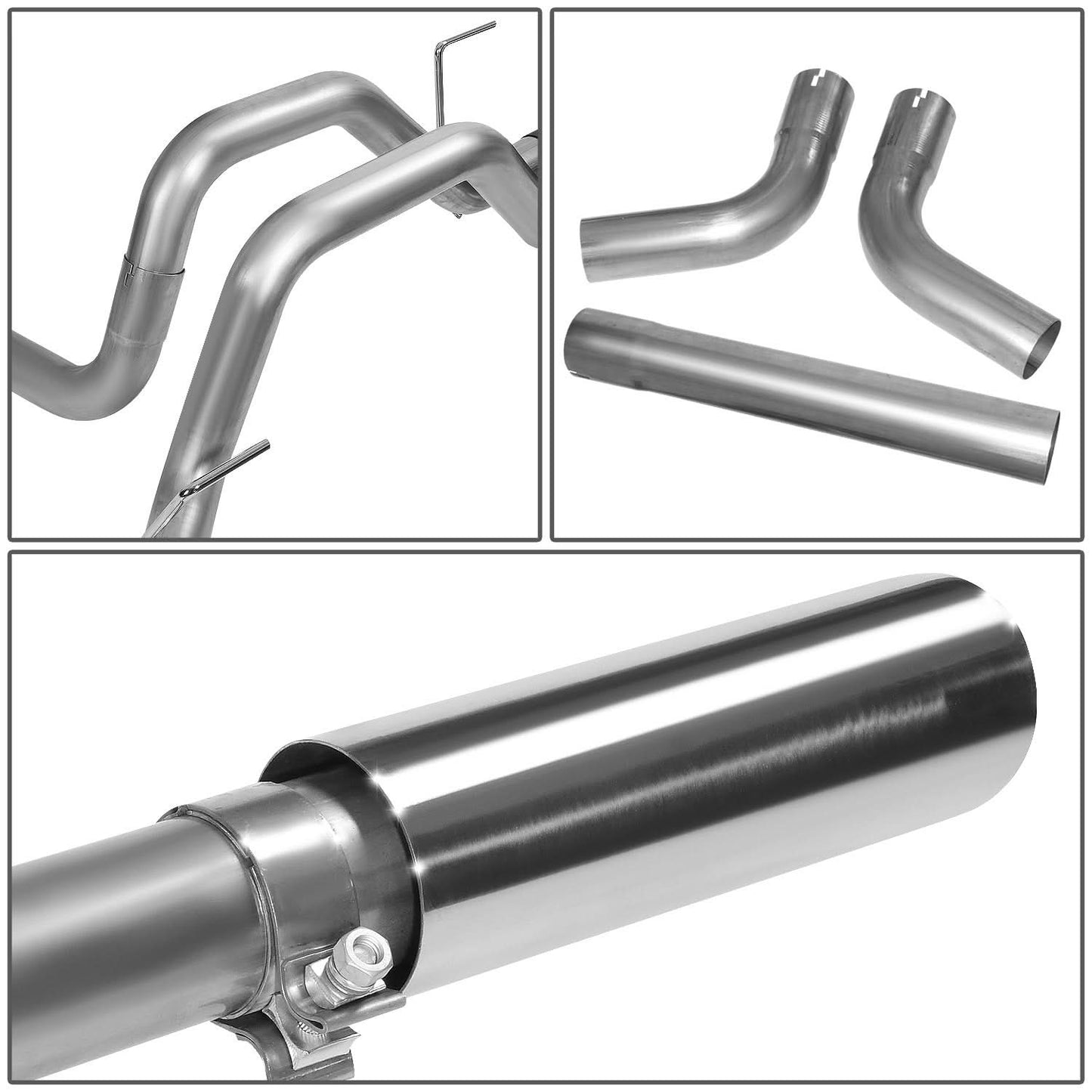 2015-2020 Ford F-150 2.7L 3.5L 5.0L Catback Exhaust System Stainless Steel