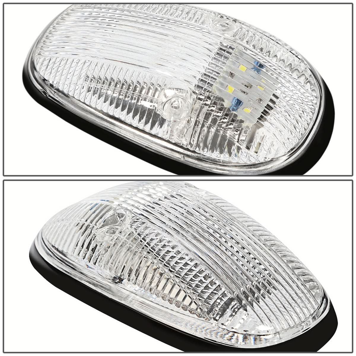 1999-2002 Dodge Ram 2500/3500 Chrome Housing Blue LED Cab Light
