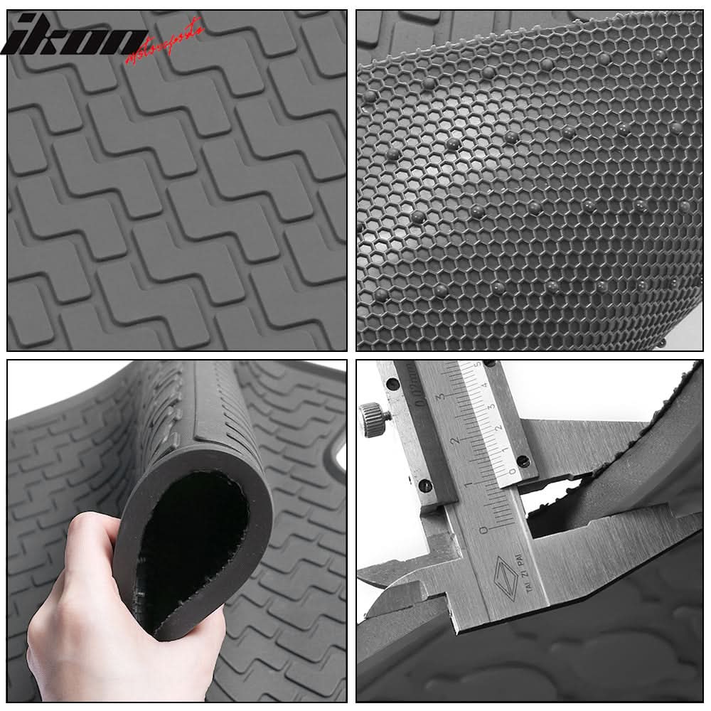 2008-2012 Honda Accord 4DR Latex Floor Mat All Weather Car Carpet