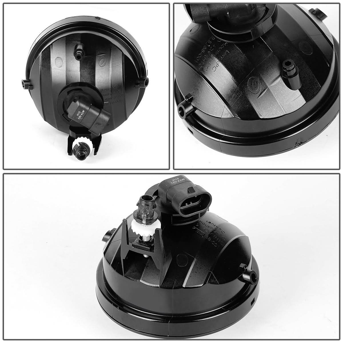 04-07 Toyota Solara / 05-12 Tacoma / 07-14 Tundra / 08-16 Sequoia Fog Lights - Smoke H10 Bulb