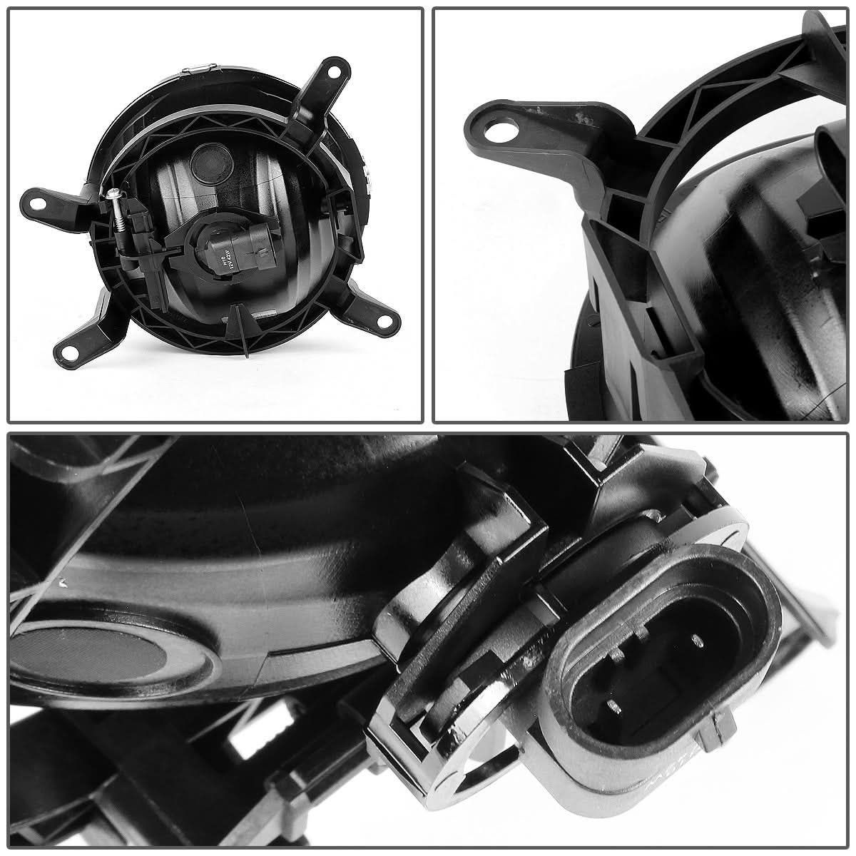 2005-2009 Ford Mustang GT Clear Fog Lights with H10 Bulb