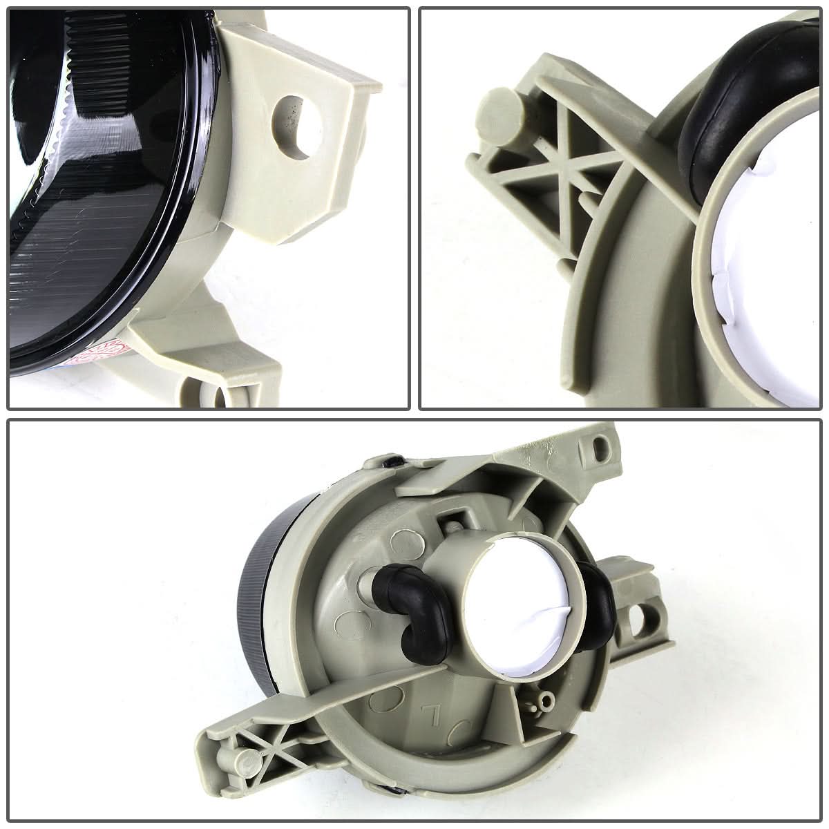 93-95 Honda Del Sol Fog Lights - Smoke Lens with 3497 Bulb