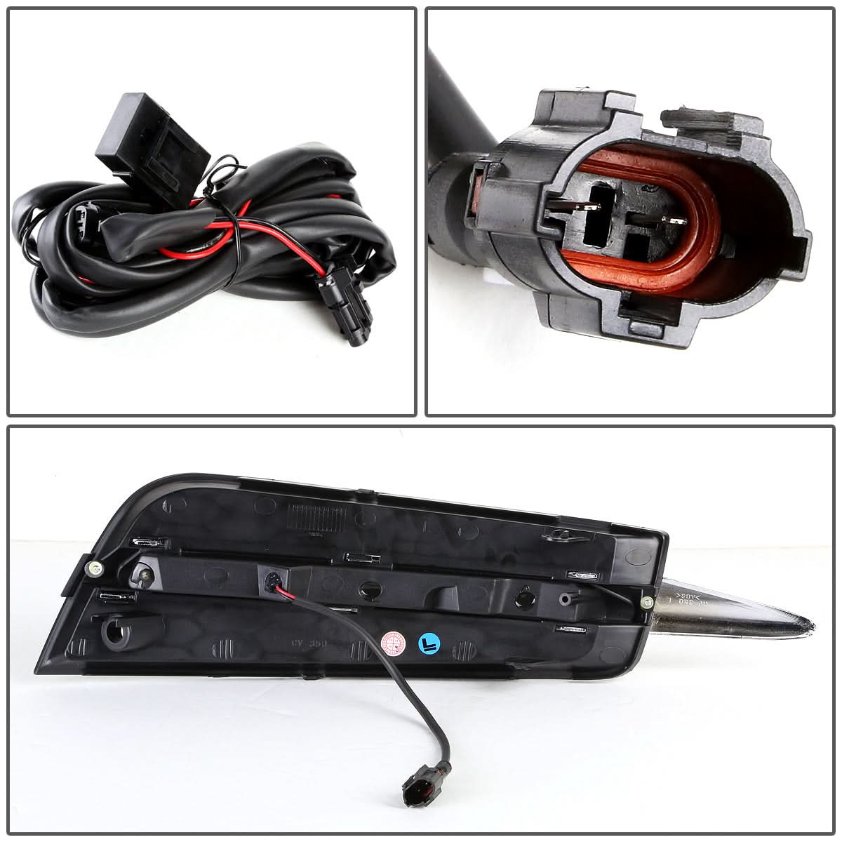 2009-2014 Chevrolet Cruze LED Fog Lights with Wiring Kit - Clear