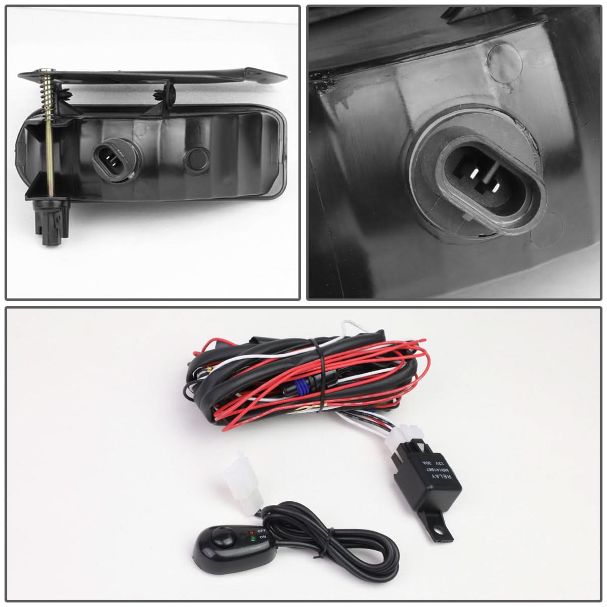 02-06 Cadillac Escalade Fog Lights with Switch and 899 Bulb