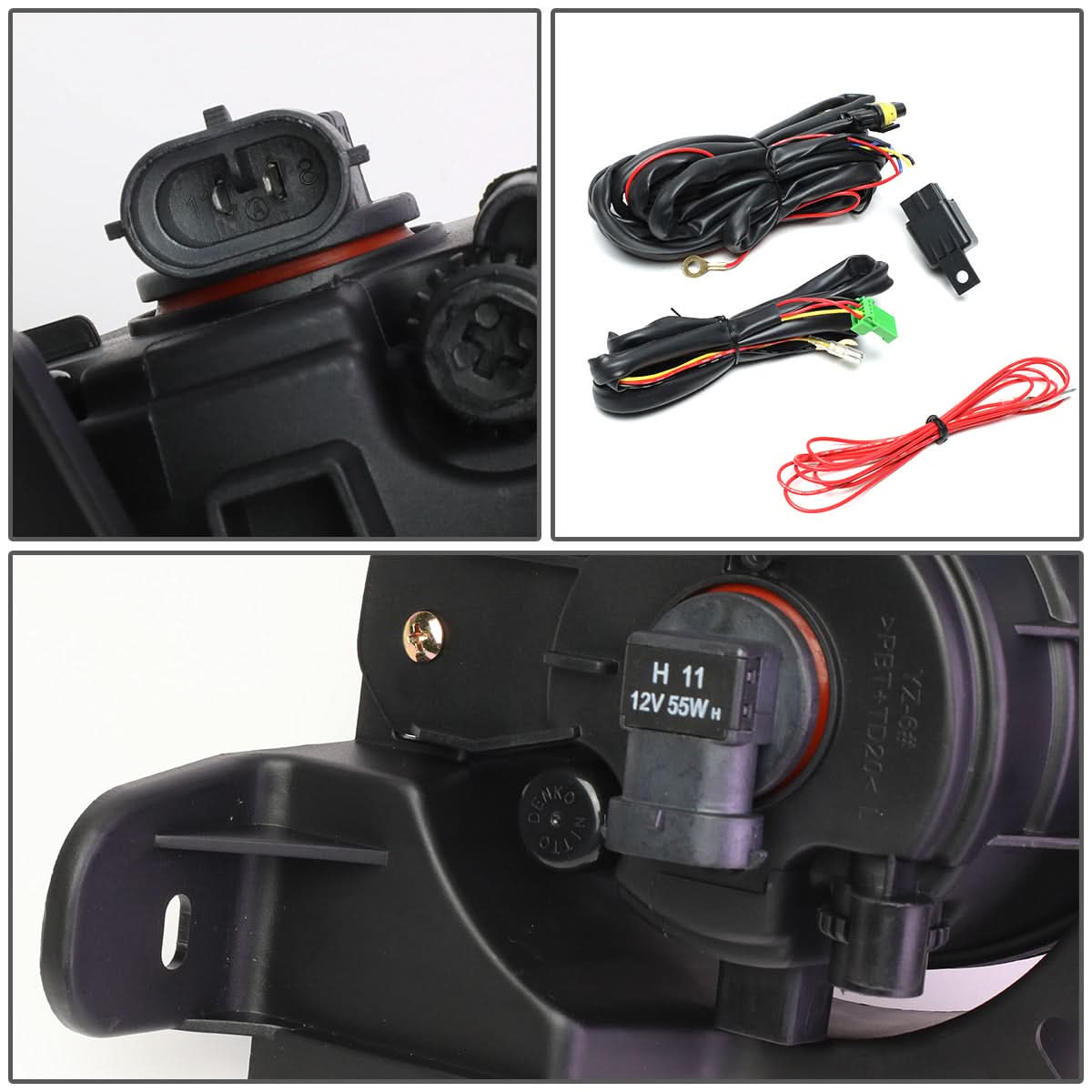 2013-2016 Nissan Pathfinder Fog Lights with Switch and Bezel