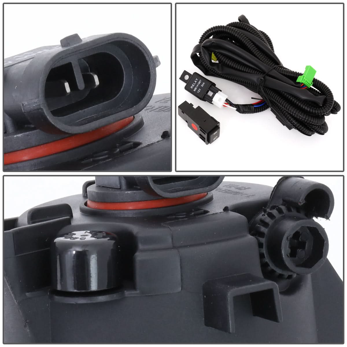 2016-2018 Nissan Altima 4-Door Fog Lights with Switch - Smoke