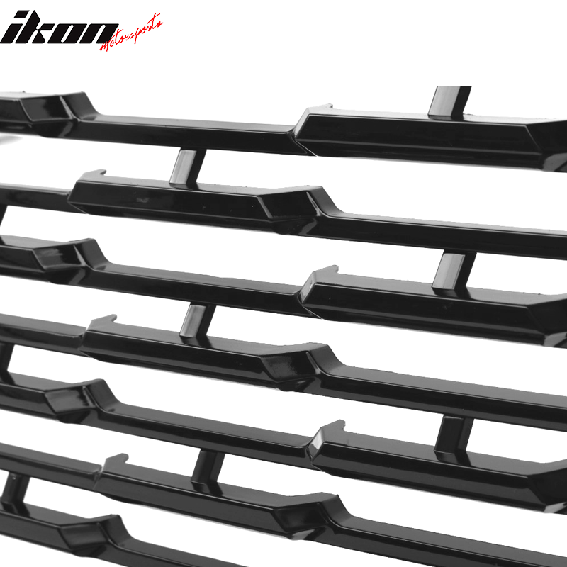 2015-2019 GMC Yukon Denali Front Upper Grille Black + Red GMC Emblem
