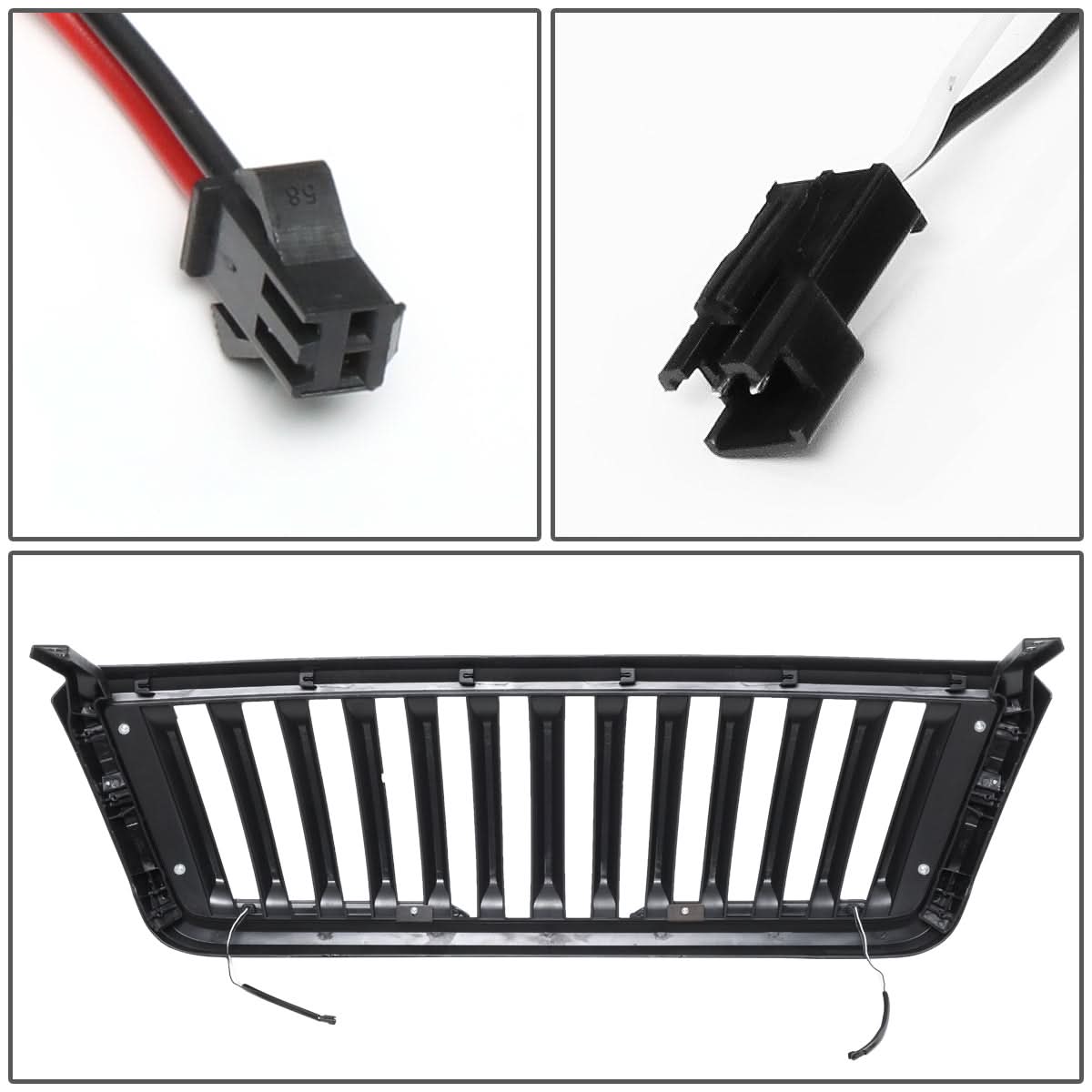 2004-2008 Ford F-150 Vertical Fence Style LED DRL Grille