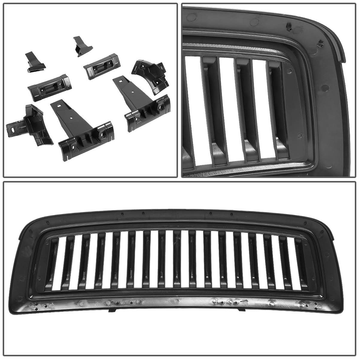 09-12 Dodge Ram Vertical Fence Style Front Grille - Matte Black