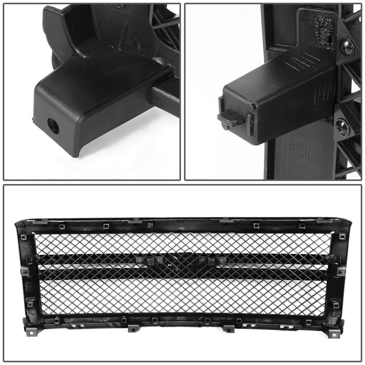 2014-2015 Chevrolet Silverado 1500 Diamond Mesh Style Front Grille - ABS