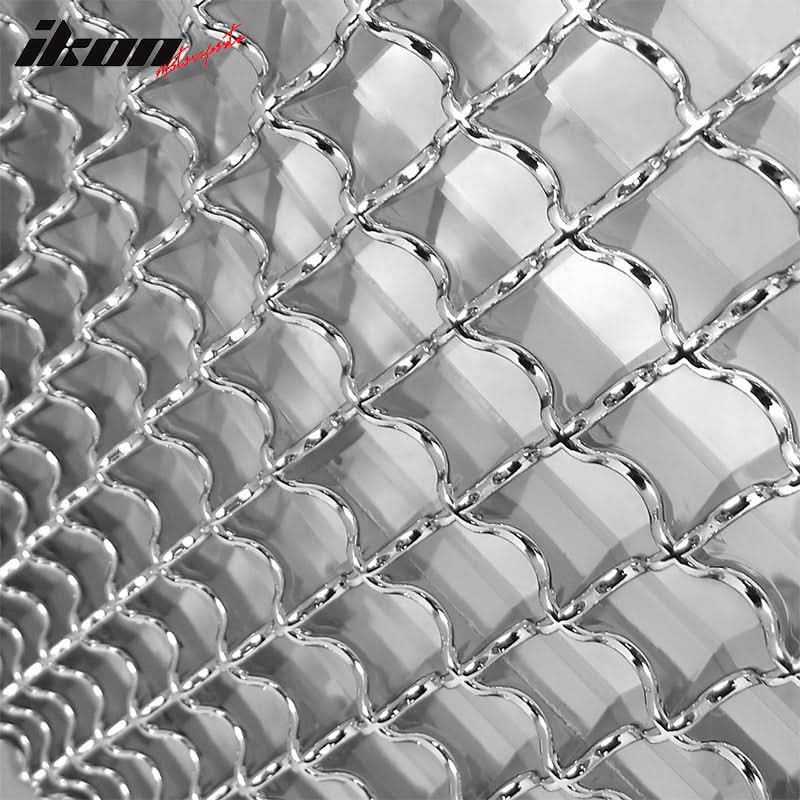2004-2006 Chrysler Sebring Mesh Chrome Front Bumper Hood Grille ABS