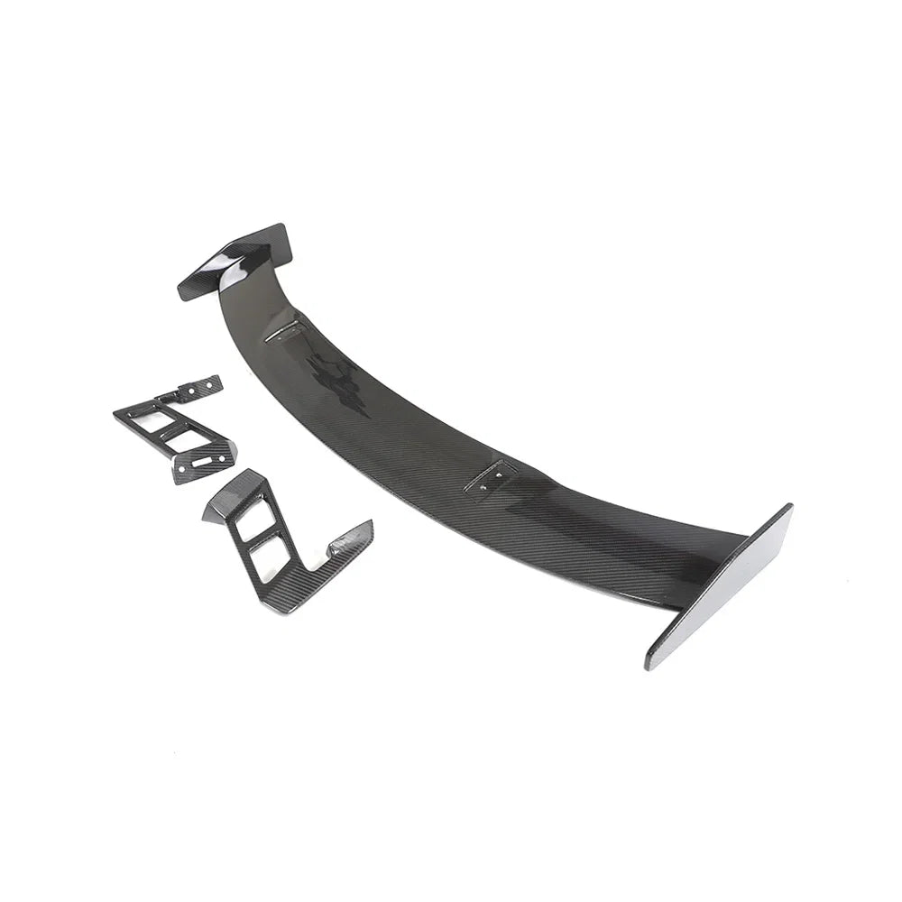 2019–2023 Audi R8 V10 Coupe M-Style High Rear Wing Spoiler – Dry Carbon Fiber
