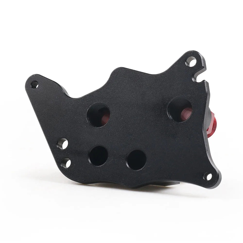MINI Cooper S Supercharger R56 Aluminum Oil Filter / Oil Cooler Fitting Adapter with AN10 Fittings