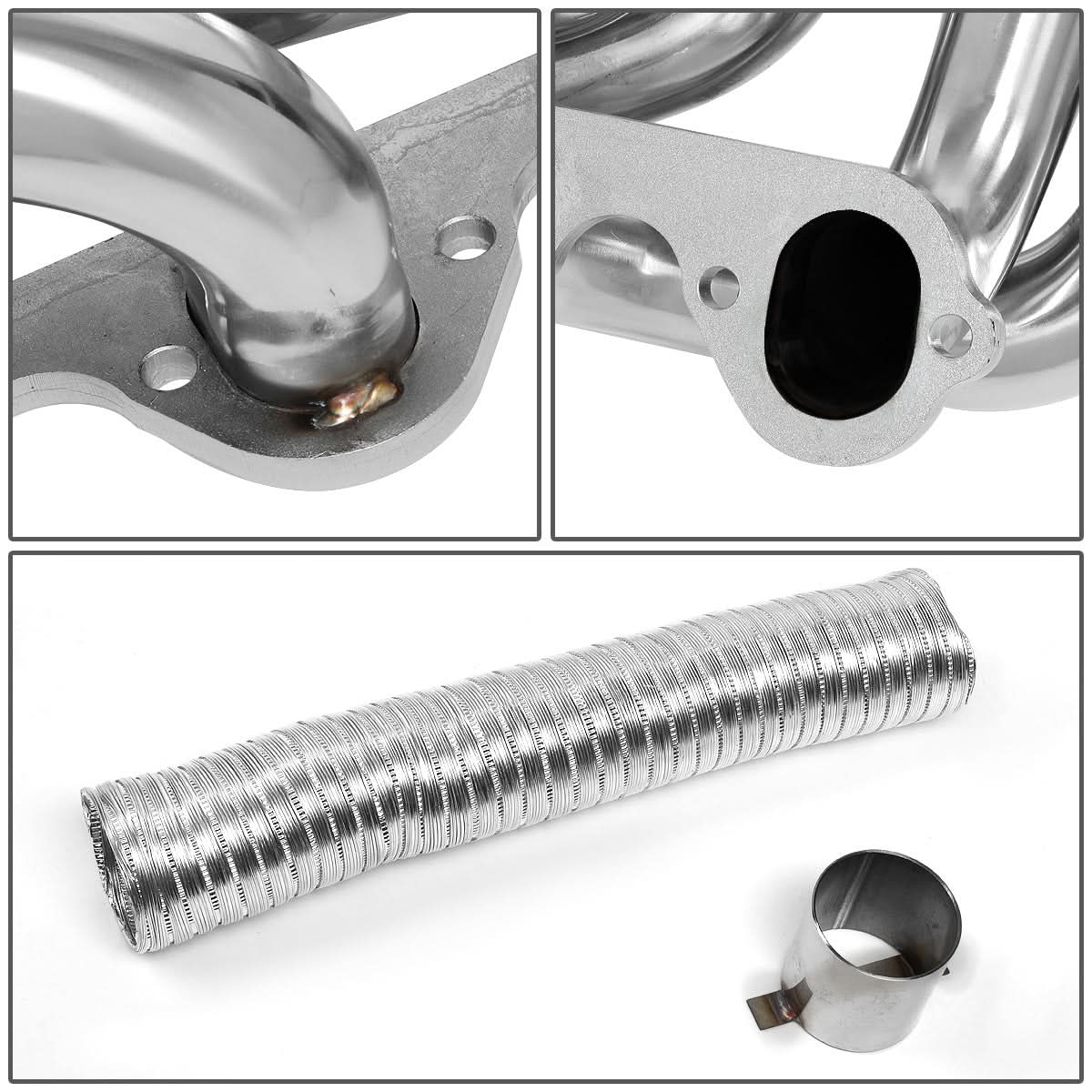 1983-1987 Ford F-250/F-350 7.5L V8 4WD Long Tube Header Stainless Steel