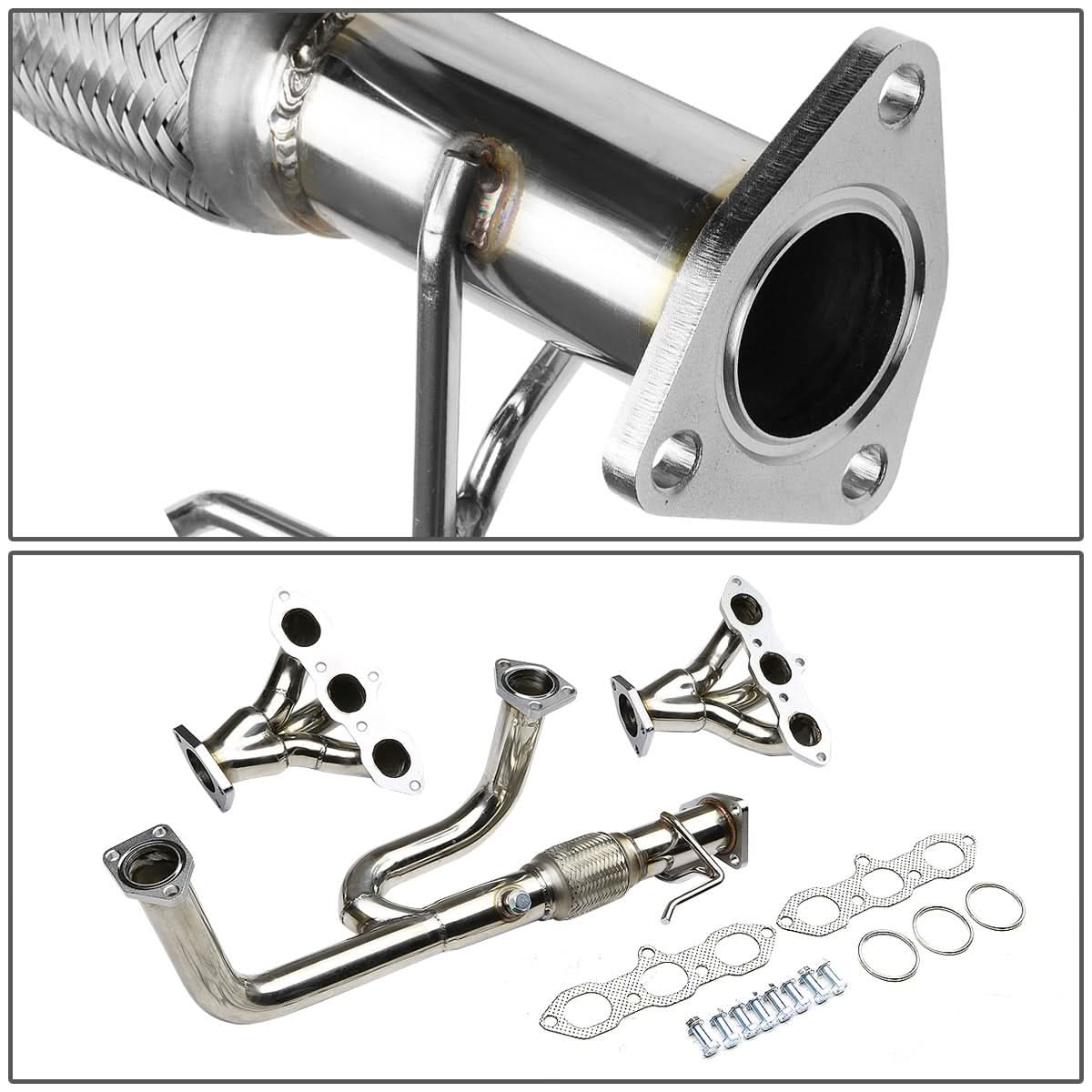 98-02 Honda Accord 3.0L V6 Header Stainless Steel