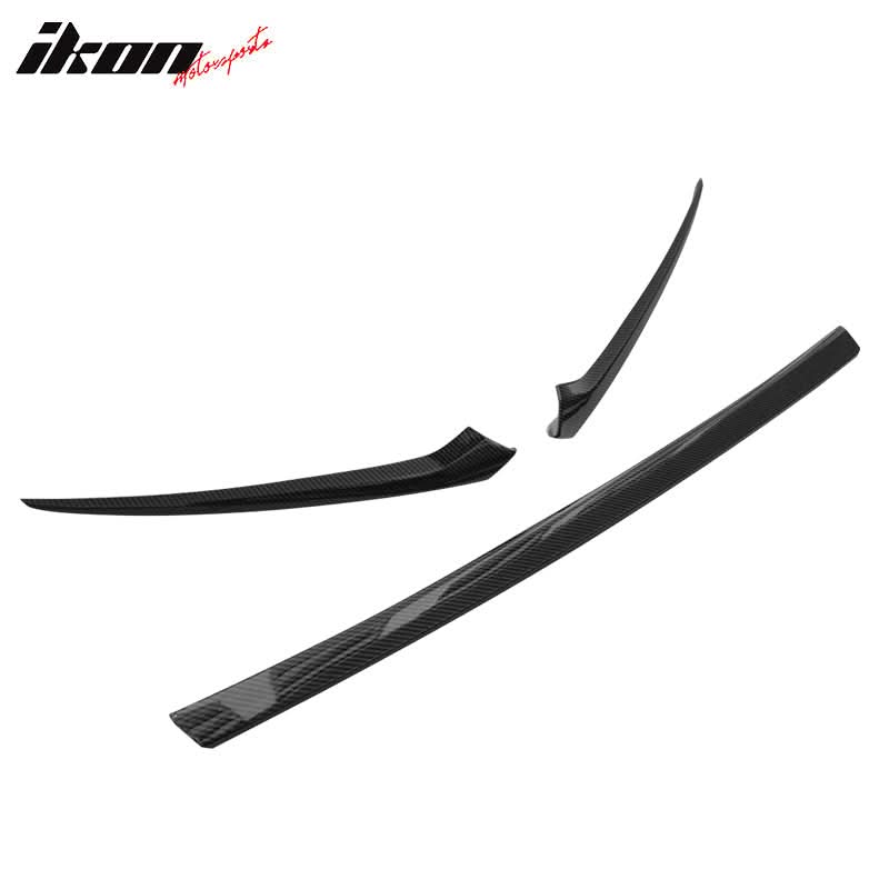 2023-2025 Honda CR-V Carbon Fiber Print Front Bumper Grille Cover Trim