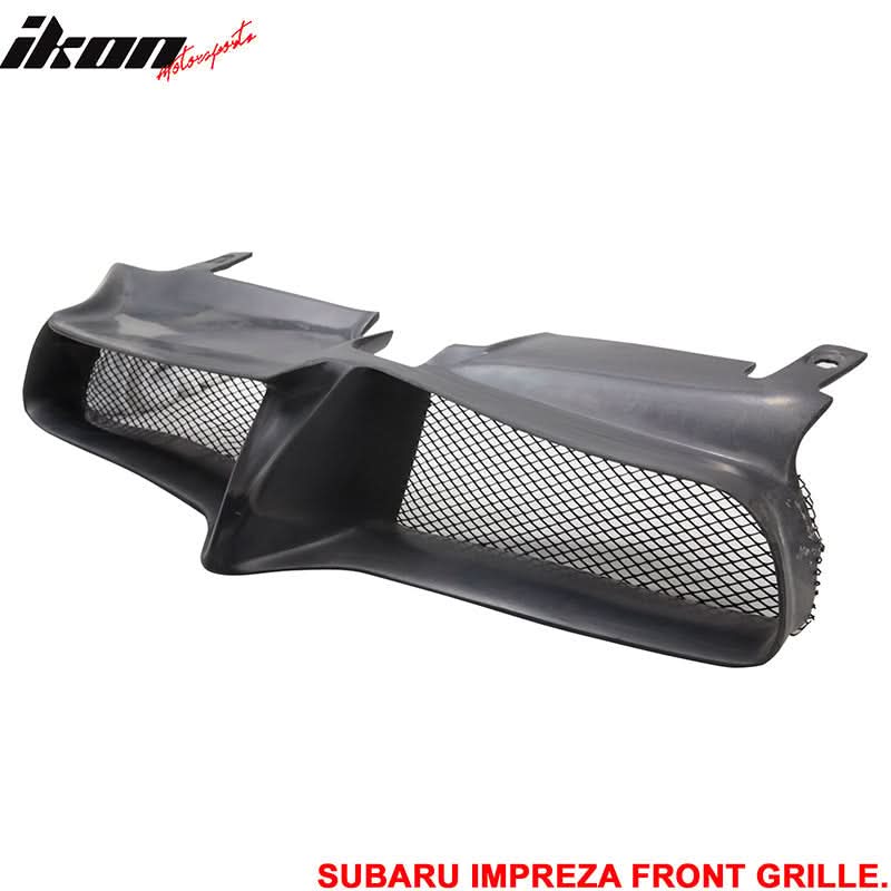 2004-2005 Subaru Impreza WRX Sti JDM Black Front Grille PU