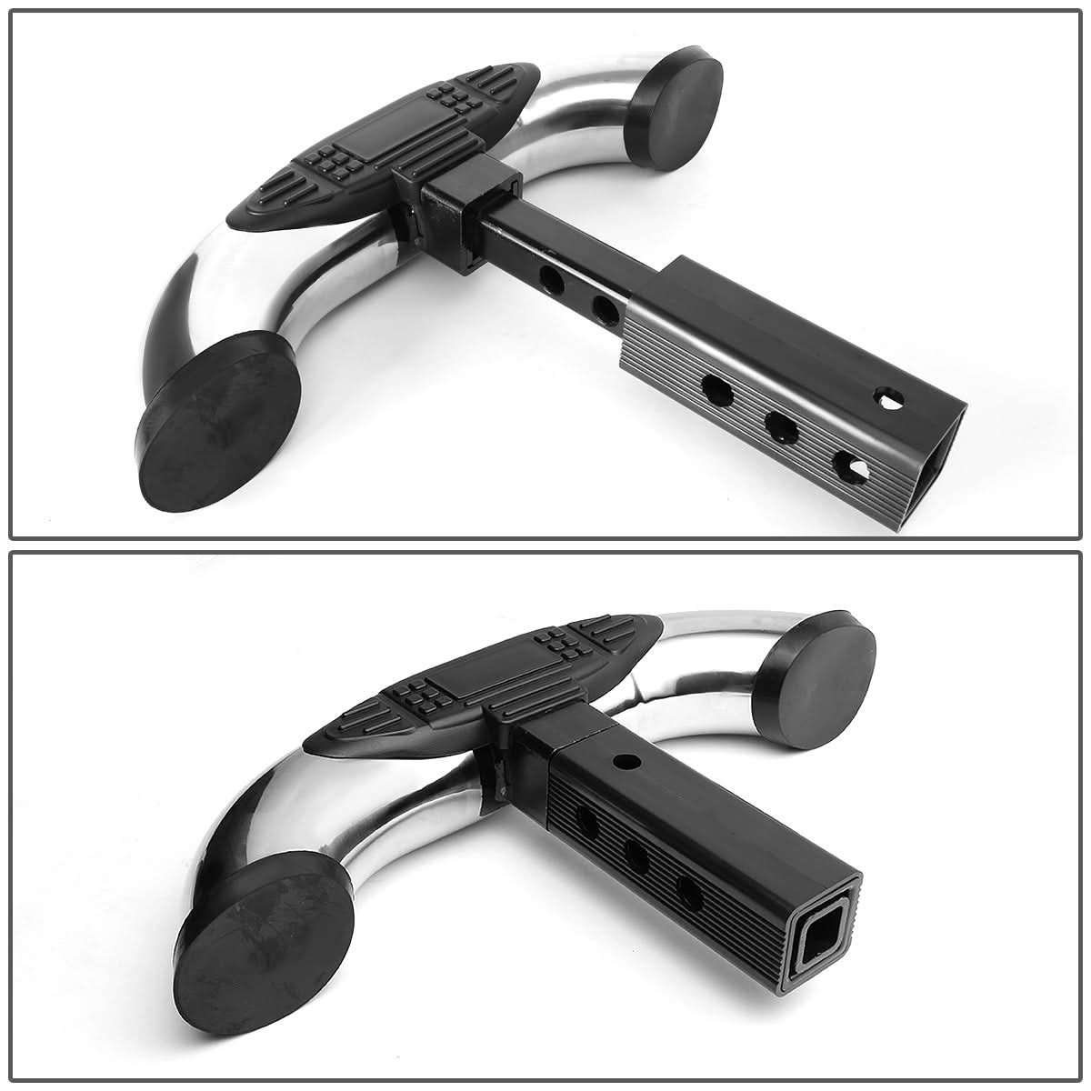 Universal Hitch Step - Stainless Steel - 1.25" & 2" Receiver