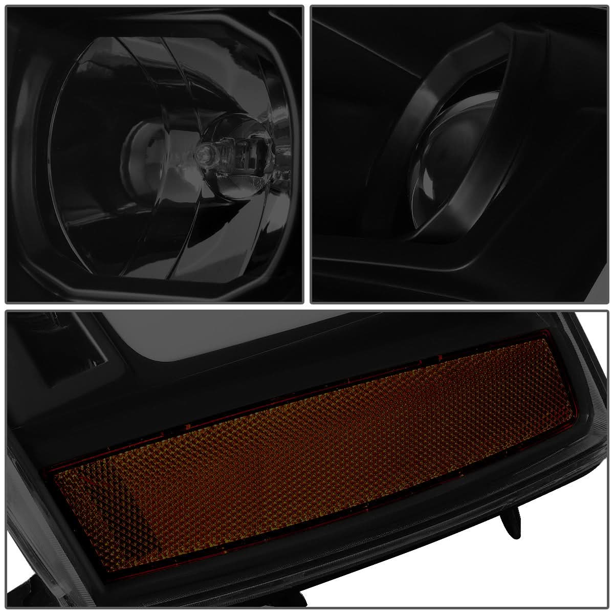 07-14 Chevy Avalanche Tahoe Suburban LED DRL C-Bar Headlights