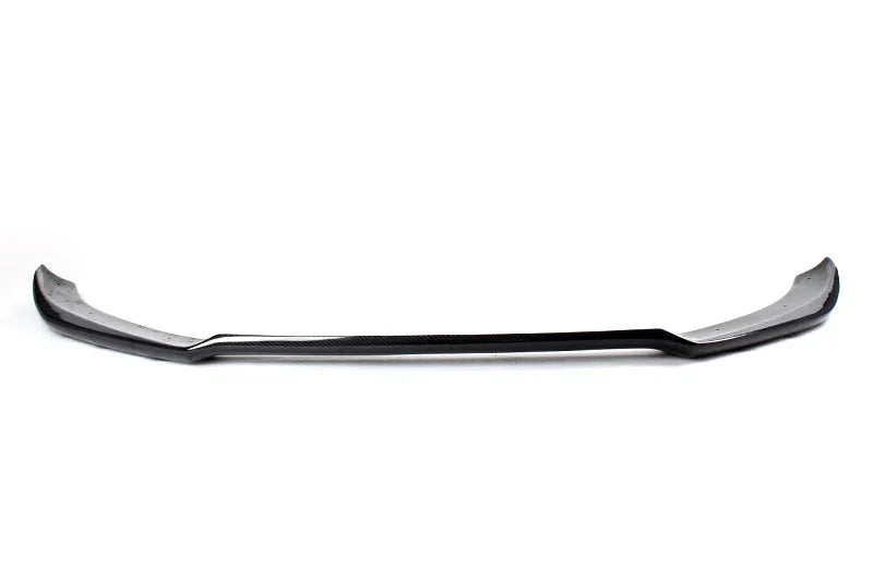 Audi A4 B8 Carbon Fiber Gloss Black Front Bumper Lip 2013 - 2015