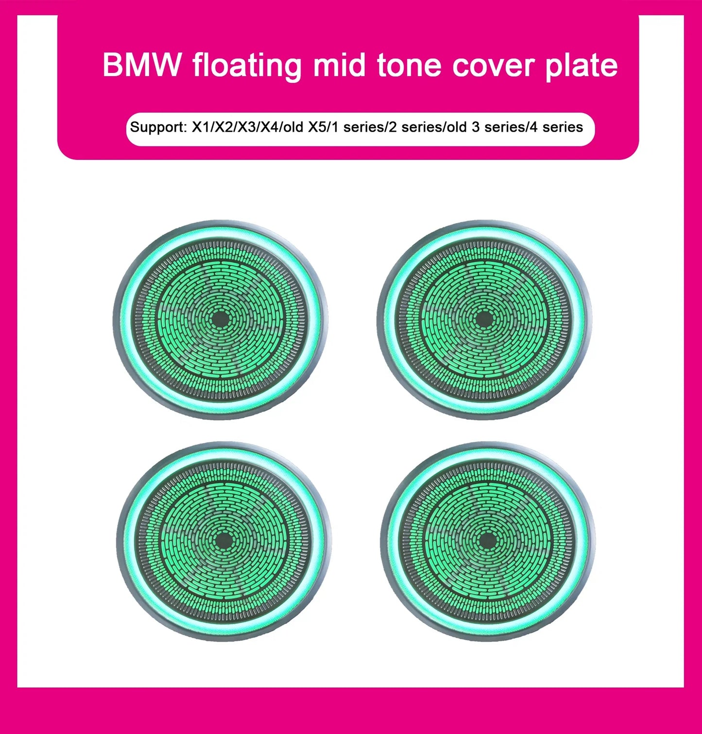 BMW 3 Series F30 RHD Interior 64-Color Dynamic Symphony LED Ambient Light Kit with Armrest Trim 2013 - 2019