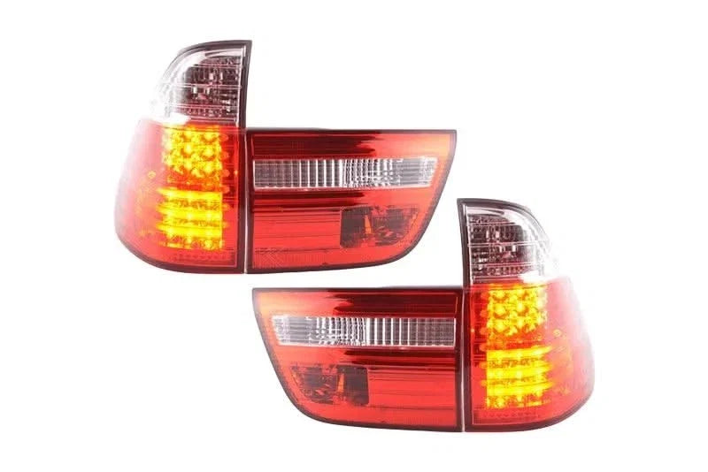 BMW X5 E53 Red LED Taillights Set (1998-2002)