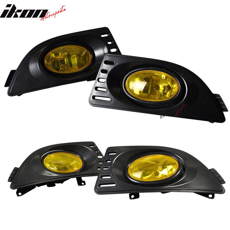 2005-2007Â Acura RSX Yellow Lens Bumper Fog Lights Lamps RH LH Driving