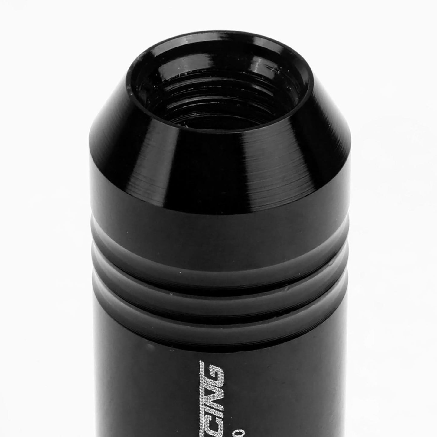 M12 x 1.5 Extended Rib Shank Lug Nuts - 20pc Set Aluminum