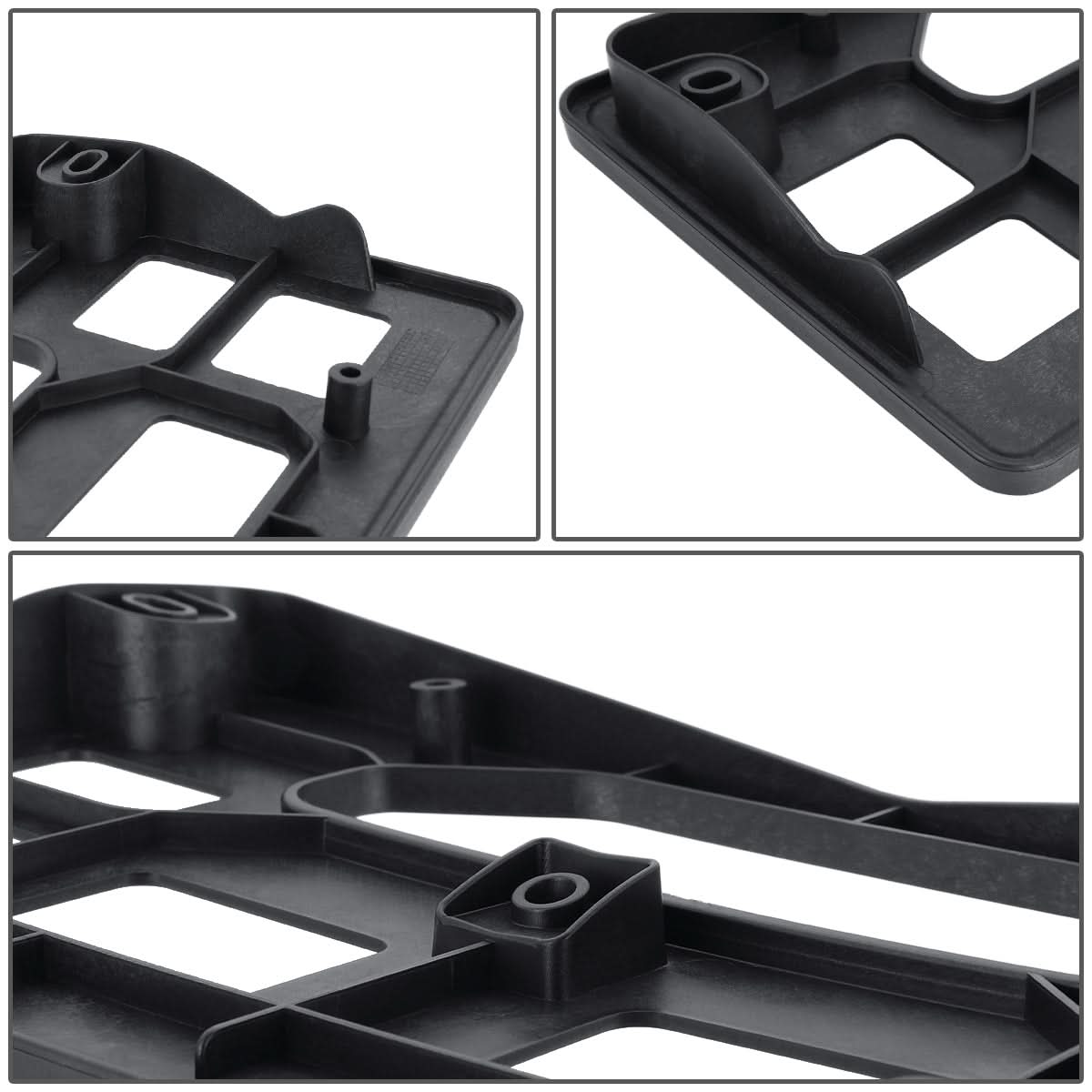 2018-2020 Acura TLX Front License Plate Mounting Bracket - Black